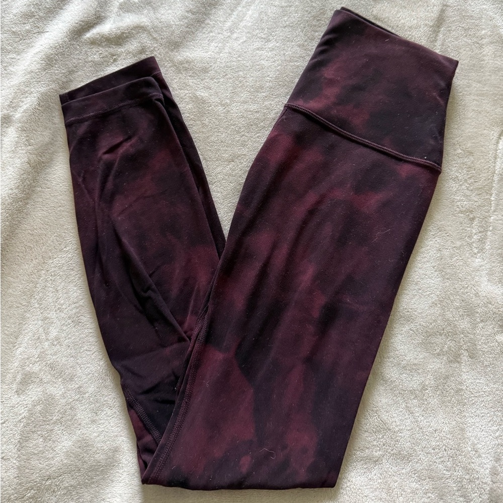 Lululemon Dark Maroon Leggings